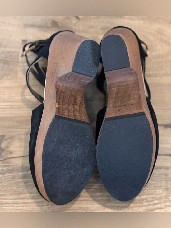 Free People Cedar Clog – Size 37 (US 6.5) Suede Platform Clogs - Picture 7 of 8